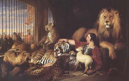 Sir Edwin Landseer Isaac Van Amburgh and his Animals (mk25) Sweden oil painting art
